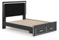 Zuraleus  Upholstered Panel Storage Bed