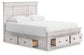 Makidern  Panel Storage Bed