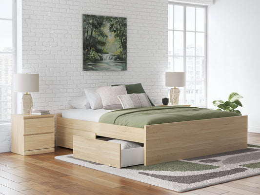 Onita  Platform Bed With 1 Side Storage