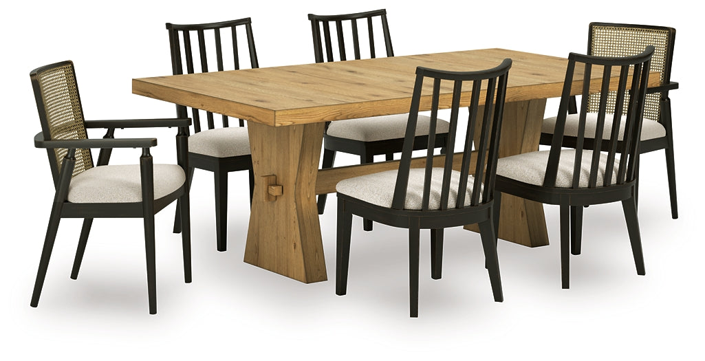Galliden Dining Table and 6 Chairs