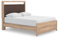Kinlanni  Upholstered Platform Bed, Dresser And Mirror
