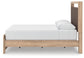Kinlanni  Upholstered Platform Bed, Dresser And Mirror