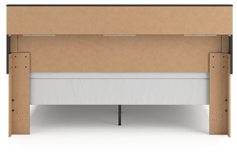 Broachmyn  Bookcase Panel Bed