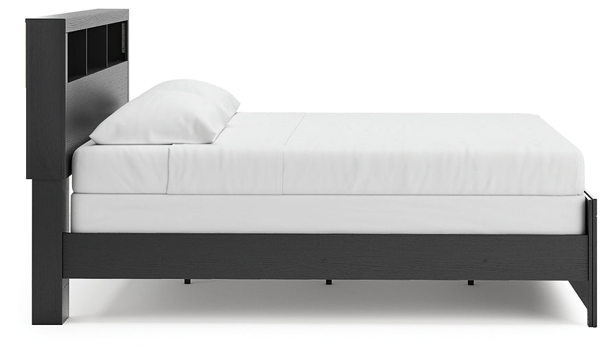 Broachmyn  Bookcase Panel Bed