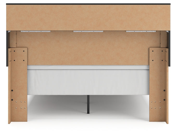 Broachmyn  Bookcase Panel Bed