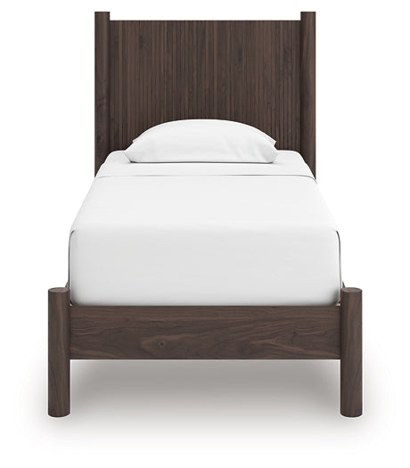 Pamytta  Panel Platform Bed, Dresser, Mirror, Chest And Nightstand