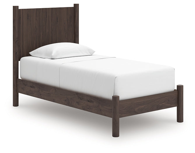 Pamytta  Panel Platform Bed, Dresser, Mirror, Chest And Nightstand