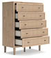Cielden  Upholstered Bed With Roll Slats, Dresser, Mirror, Chest And Nightstand