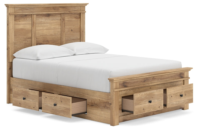 Makidern  Panel Storage Bed