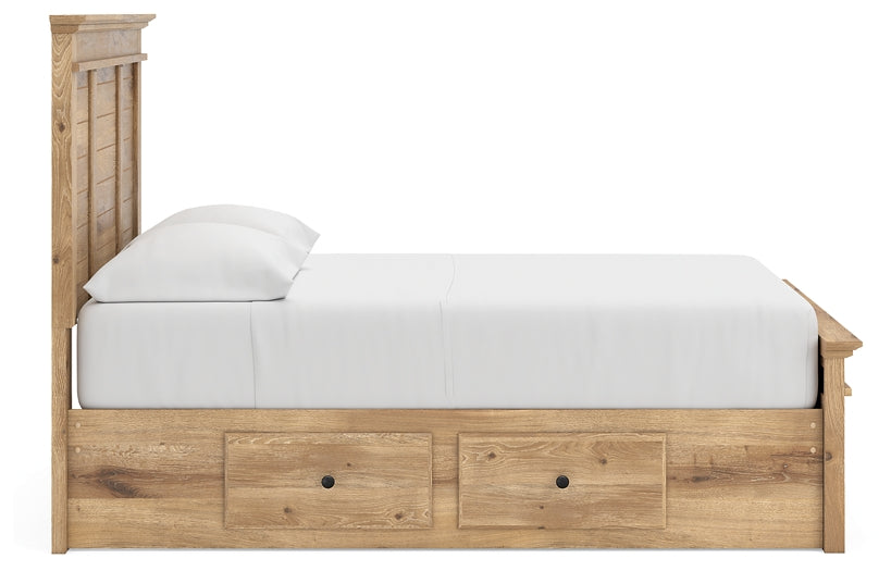 Makidern  Panel Storage Bed