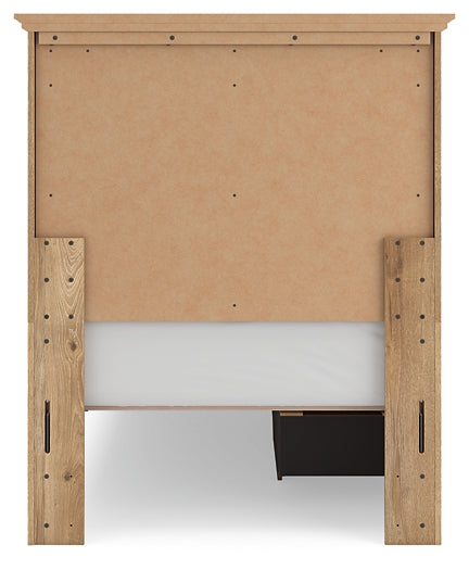 Makidern  Panel Storage Bed