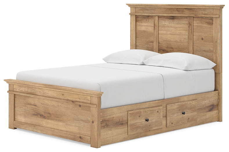 Makidern  Panel Storage Bed