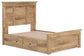 Makidern  Panel Storage Bed