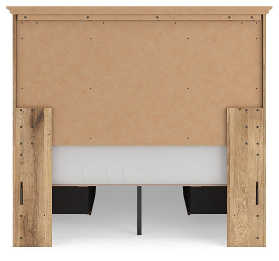 Makidern  Panel Storage Bed