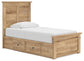Makidern  Panel Storage Bed