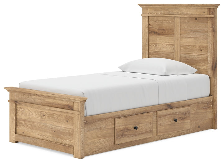 Makidern  Panel Storage Bed