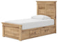 Makidern  Panel Storage Bed