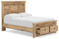 Makidern  Panel Storage Bed