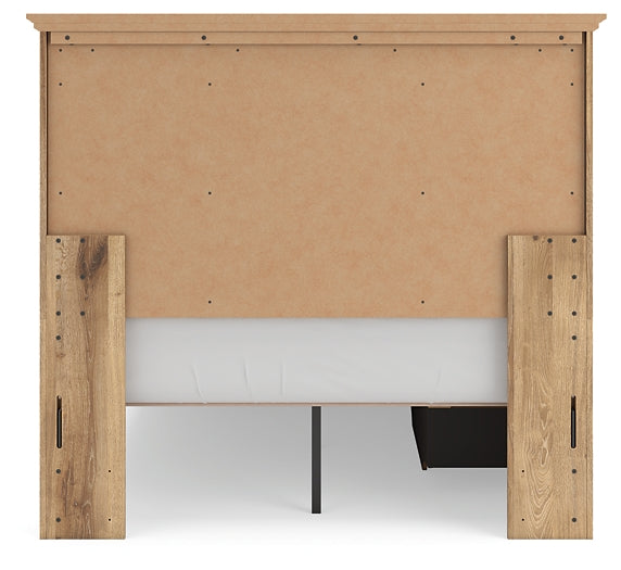 Makidern  Panel Storage Bed