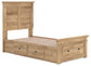 Makidern  Panel Storage Bed