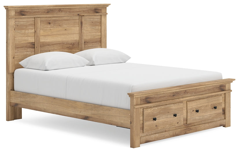 Makidern  Panel Storage Bed