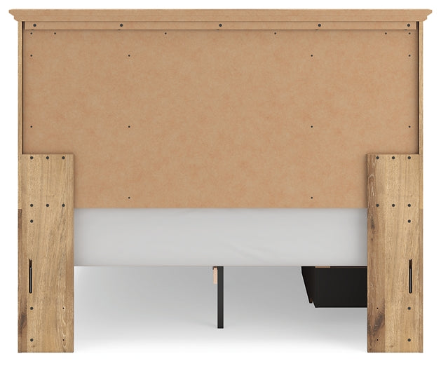 Makidern  Panel Storage Bed