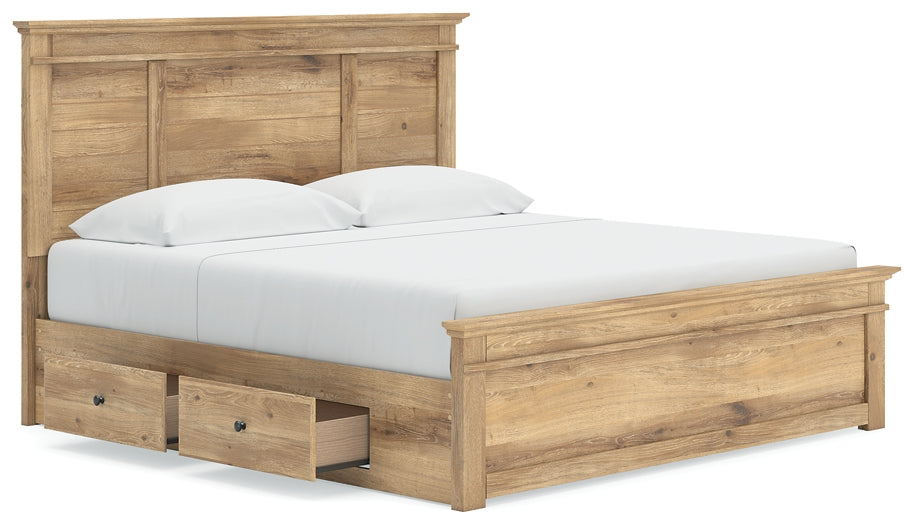 Makidern  Panel Storage Bed