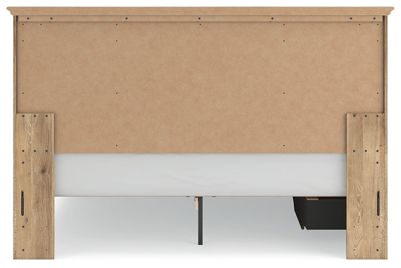Makidern  Panel Storage Bed