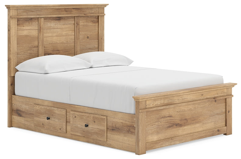 Makidern  Panel Storage Bed