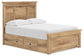 Makidern  Panel Storage Bed