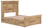 Makidern  Panel Storage Bed