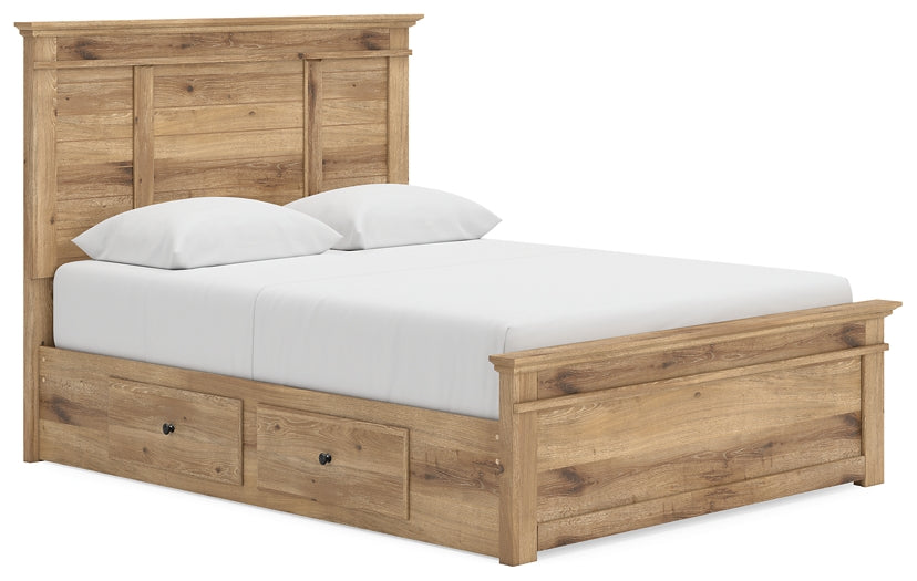 Makidern  Panel Storage Bed