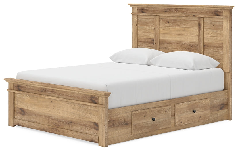 Makidern  Panel Storage Bed