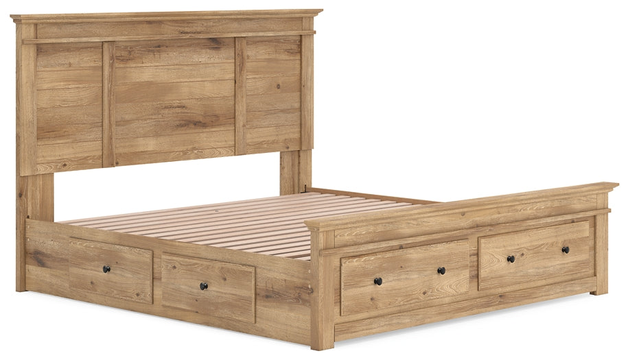 Makidern  Panel Storage Bed