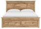 Makidern  Panel Storage Bed