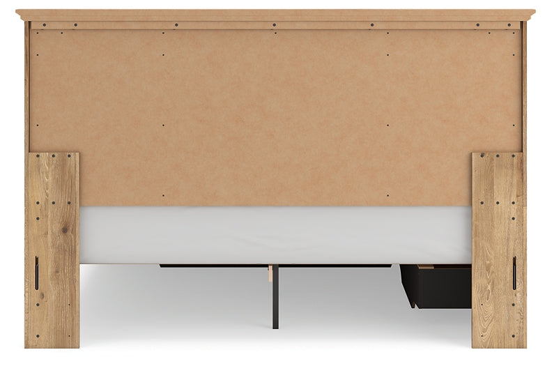 Makidern  Panel Storage Bed
