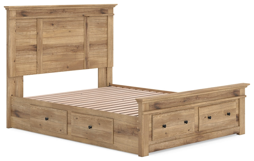 Makidern  Panel Storage Bed