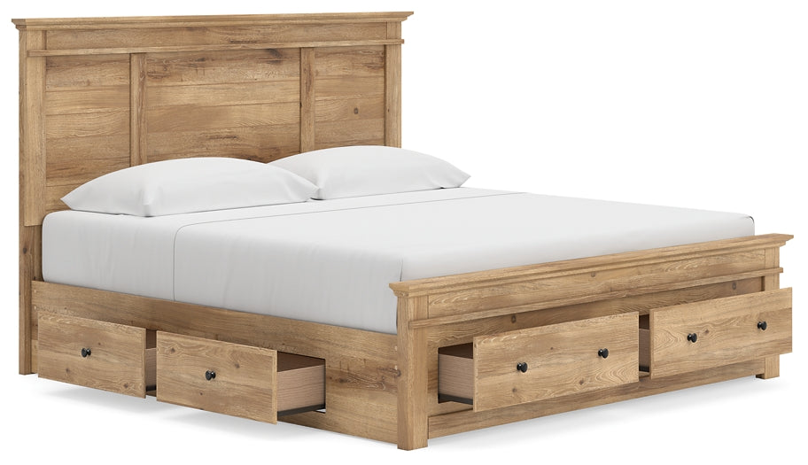Makidern  Panel Storage Bed