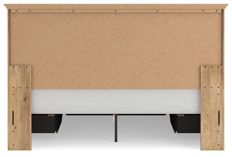 Makidern  Panel Storage Bed