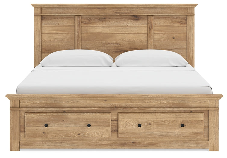 Makidern  Panel Storage Bed