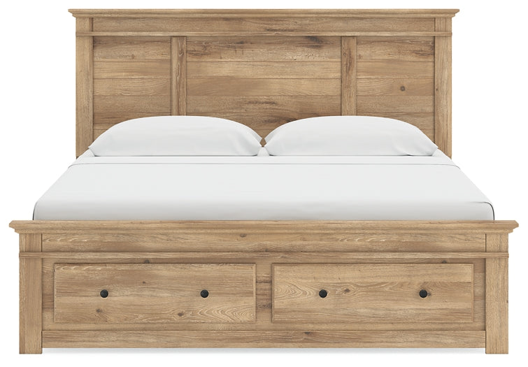 Makidern  Panel Storage Bed
