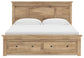 Makidern  Panel Storage Bed