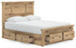 Makidern  Panel Storage Bed