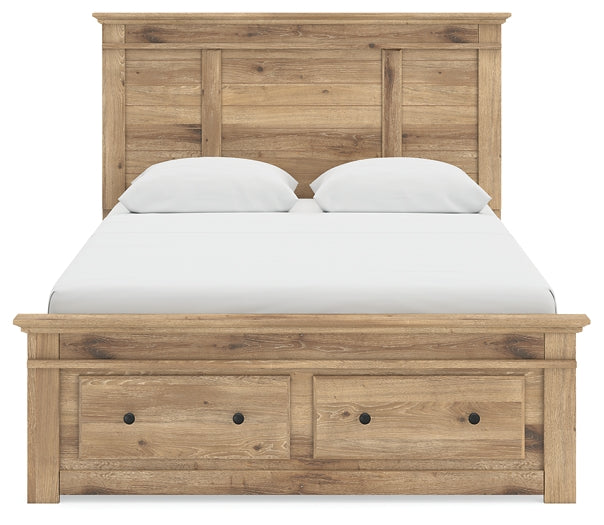 Makidern  Panel Storage Bed