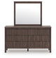 Pamytta  Panel Platform Bed, Dresser, Mirror, Chest And Nightstand