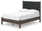 Pamytta  Upholstered Panel Platform Bed, Dresser, Mirror, Chest And Nightstand