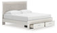 Zuraleus  Upholstered Panel Platform Storage Bed, Dresser, Mirror And Nightstand