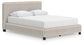 Zuraleus  Upholstered Bed, Dresser, Mirror And Nightstand