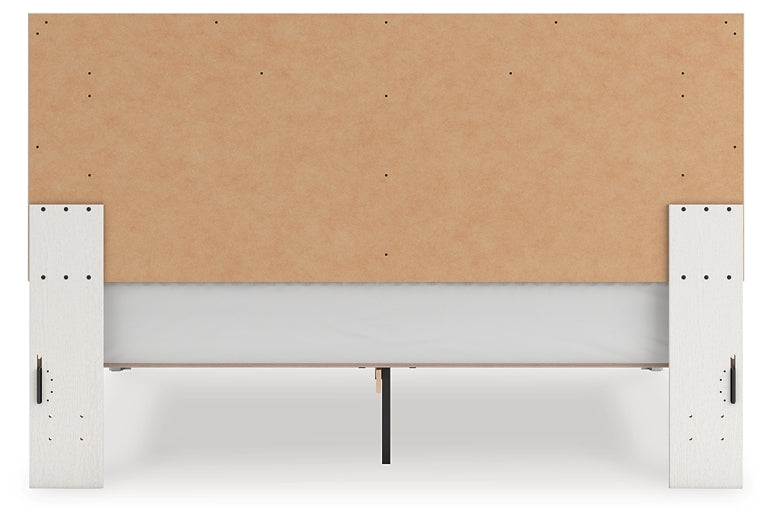 Zuraleus  Upholstered Panel Platform Bed, Dresser, Mirror, Chest And Nightstand