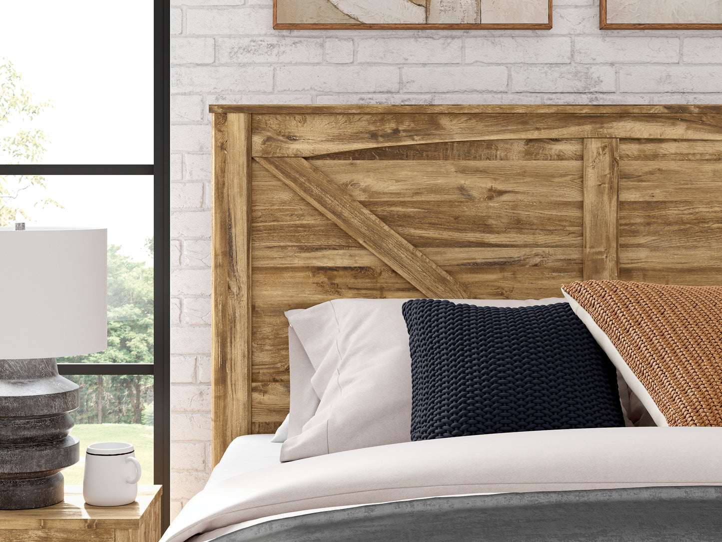 Maystonna  Crossbuck Panel Bed